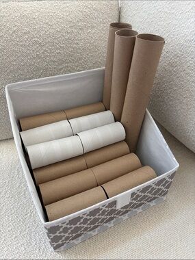 Craft cardboard tubes